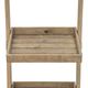Sagebrook Home Brown 77" Wood and Metal Ladder Shelf-4