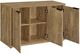 Coaster® Pepita Mango Brown 3-Door Accent Cabinet with Adjustable Shelves-2