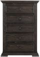 International Furniture Direct Terra Dark Black Chest-3