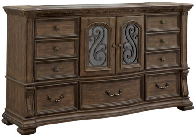 Magnussen Home® Durango Willadeene Brown 9-Drawer Dresser-0