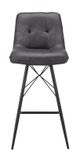 Moe's Home Collection Morrison Grey Bar Stool-0
