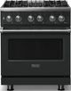 Viking® 5 Series 30" Antique Bronze Pro Style Dual Fuel (LP) Range with Polished Chrome Trim-0