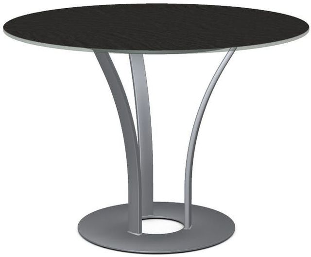 Amisco Customizable Dalia Starstone Round Table with Metal Turnip Base-0