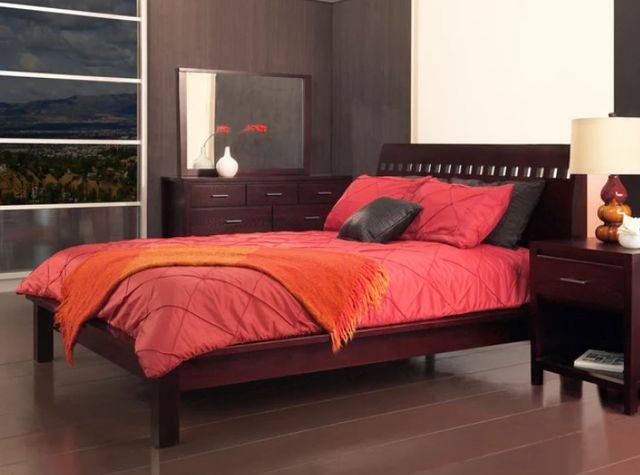 Modus Furniture Nevis Veneto Espresso Queen Platform Bed-1