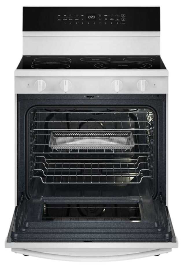 Whirlpool® 30" White Freestanding Electric Range -1