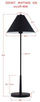 Forty West Pippa Black Buffet Lamp-2