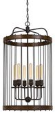 Cal® Lighting & Accessories Cantania Brown Pendant-0