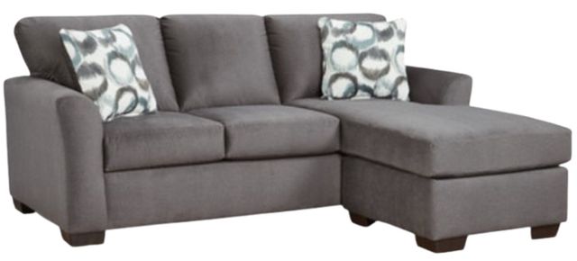 Martin Furniture & Bedding Fleece 2-Piece Seal Sectional-0