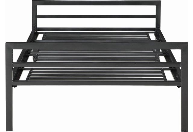Coaster® Hadley Gunmetal Metal Twin Youth Bed-2
