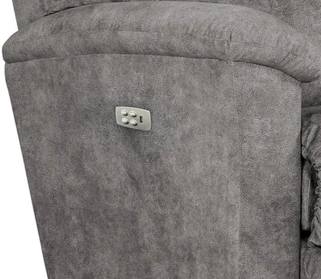 La-Z-Boy® Brooks Charcoal Power Rocking Recliner with Headrest and Lumbar-2
