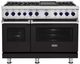 Viking® 7 Series 48'' Onyx Pro Style Dual Fuel Range with Griddle-0