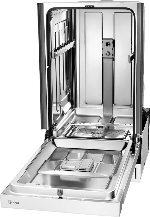 Midea® 18" White Front Control Built-In Dishwasher -3