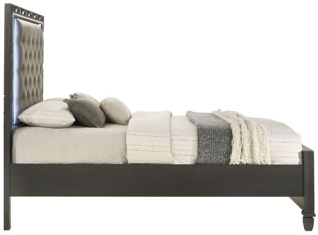 New Classic® Home Furnishings Radiance Black Pearl Queen Panel Bed-3