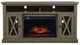 Jofran Inc. Telluride Driftwood 60" Fireplace with Logset-2
