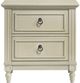 Elements International Gianna Off White Youth Nightstand-0