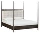 Modus Furniture Rockport Turtle Dove/Yin Eastern King Upholstered Poster Bed-0