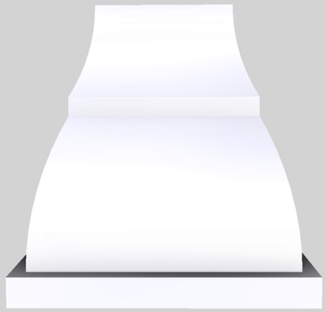 Vent-A-Hood® Designer Series 60" White Island Range Hood-1