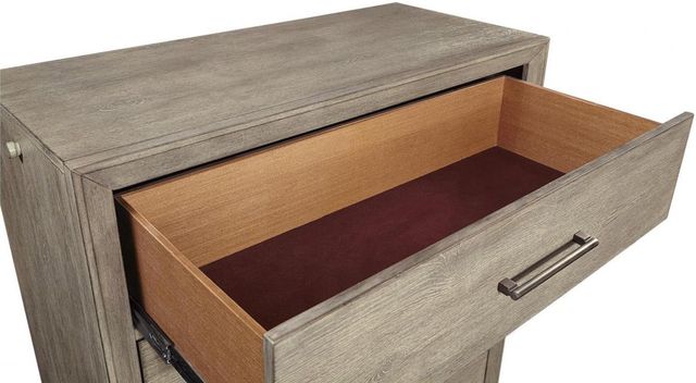 aspenhome® Platinum Gray Linen Chest-2