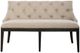 Liberty Furniture Americana Farmhouse Black/Truffle Upholstered Shelter Dining Bench-3