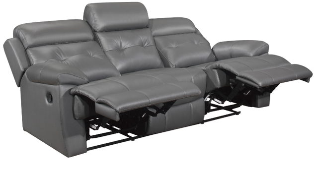 Homelegance® Lambent Dark Gray Double Reclining Sofa-2