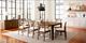 Bassett® Furniture Origins Spence Sable Dining Chair with Thrillist Linen Upholstered Seat-5