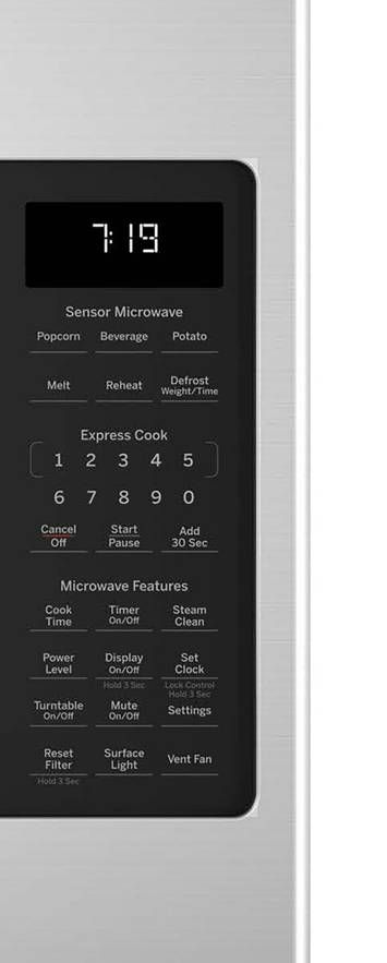 GE® 1.9 Cu. Ft. Stainless Steel Over The Range Microwave-1