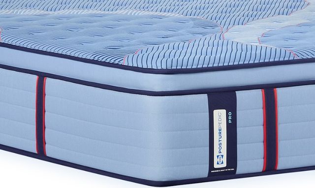 Sealy® Posturepedic® Pro Crenshaw II 15" Wrapped Coil Medium Euro Pillow Top Split California King Mattress, Must Order Two for a Set-3