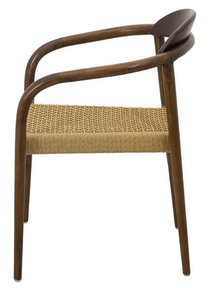 YHD Catia Brown Accent Chair-3
