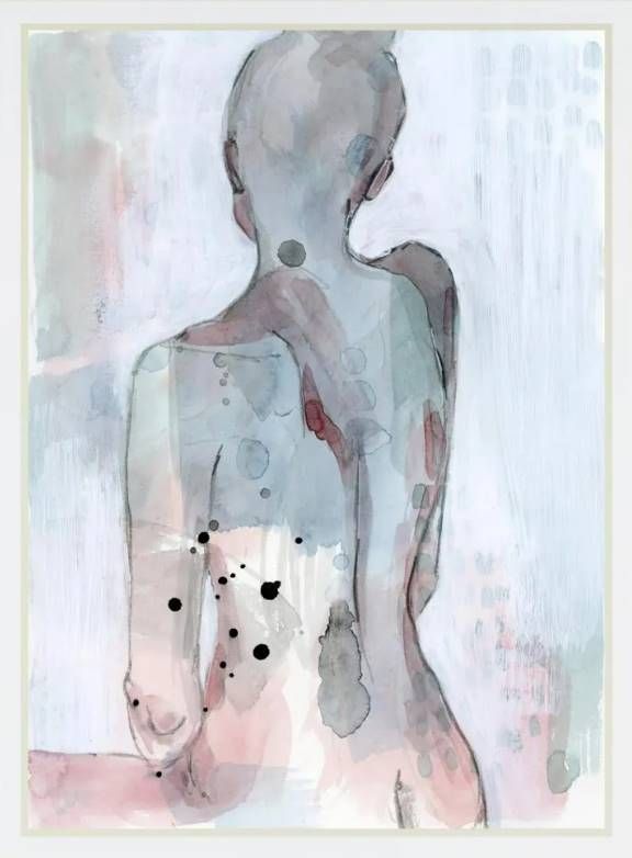 Classy Art Modern Madonna I by Grace Popp Mirrored Frame Wall Art-1