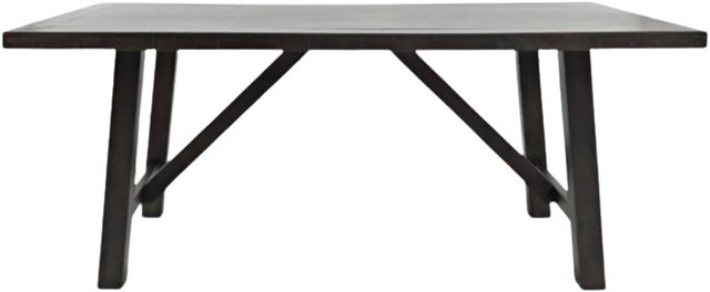 Jofran Inc. American Rustics Brown Trestle Dining Table-2