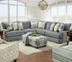 Fusion Furniture Handwoven 3-Piece Slate Sectional-1