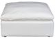 Moe's Home Collection Terra Condo Lounge 4-Piece Cream White L-Shaped Modular Sectional and Ottoman-3