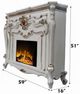 ACME Furniture Picardy Antique Pearl Fireplace-2