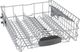 Bosch® 300 Series 24" Black Front Control Built-In Dishwasher-4