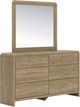 Signature Design by Ashley® Gramburg Warm Natural Brown Dresser and Mirror-0