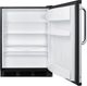 Summit® 24" 5.5 Cu. Ft. Black Commercial Refrigerator-2