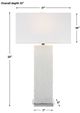 Uttermost® Pillar White Table Lamp-2