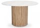 Meridian Furniture Oakhill White/Natural Dining Table-0