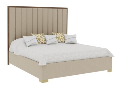 Country View Woodworking Customizable Verrado 3B California King Panel Bed-0