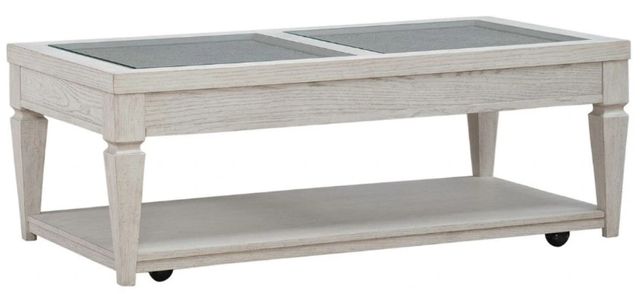 Liberty Furniture Caruso Heights Whitestone Cocktail Table-0