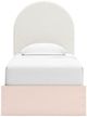 Signature Design by Ashley® Wistenpine Blush Twin Upholstered Panel Bed with 2-Drawer Storage-1
