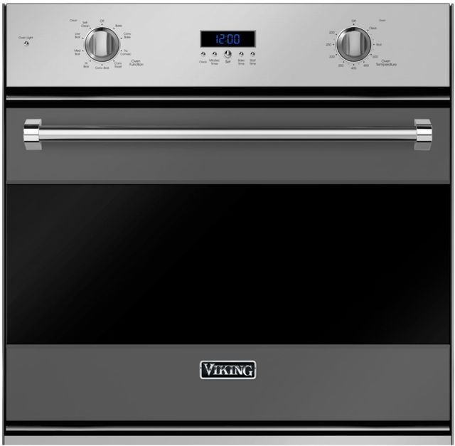 Viking® 3 Series 30" Damascus Grey Single Electric Wall Oven-0
