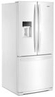 Whirlpool® 19.7 Cu. Ft. White French Door Refrigerator-1
