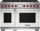 Wolf® 48" White Pro Style Dual Fuel Range-0