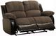 Homelegance® Cranley Chocolate Manual Double Reclining Loveseat-0