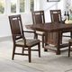 Winners Only® Kentwood Brown/Gray Upholstered Dining Arm Chair-1