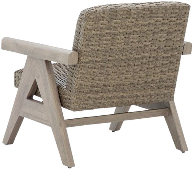 Signature Design by Ashley® Carisbo Beige Woven Outdoor Rocking Lounge Chair-3
