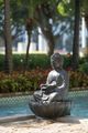 A & B Home Black Buddha Fountain-5