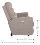La-Z-Boy® Liam Twilight Power Wall Reclining Loveseat with Headrest and Lumbar-3