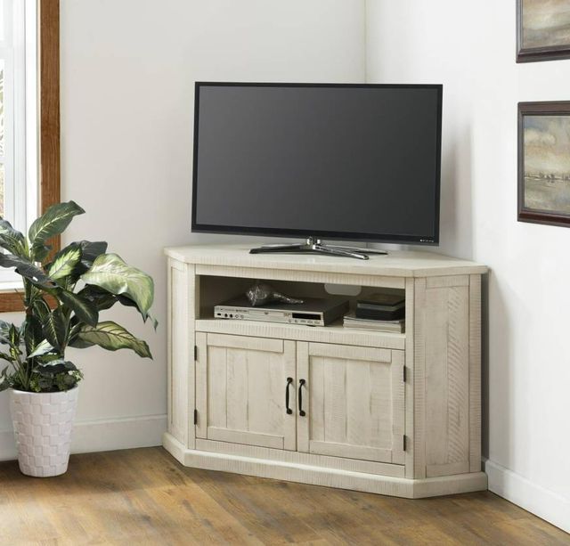 Martin Svensson Rustic Antique White 2-Drawer Entertainment Console-1